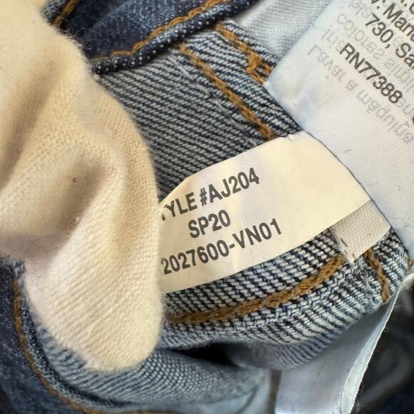 Madewell Stovepipe Straight Ankle Jeans Size 28/6 Antoine Wash High Rise AJ204 - Picture 16 of 16